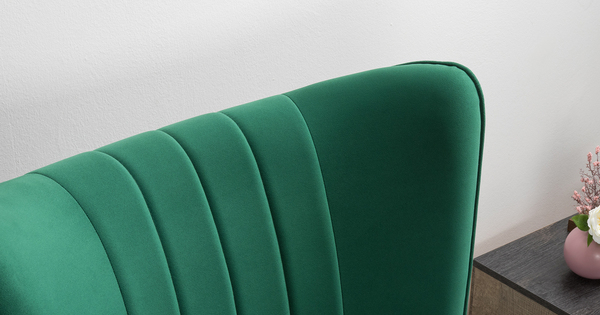 Кресло для отдыха Феличе ТК 529 велюр Велутто 33 темно-зеленый малахитовый