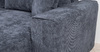 Диван-кровать угловой Оксфорд 713 композиция 1, шенилл MUZA 09 темно-синий, модульная система, сборка на любую сторону