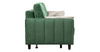 Диван-кровать прямой Арно ТД 566 велюр Лаки 20 хвойный зеленый, Vertical 910 молочно-серый
