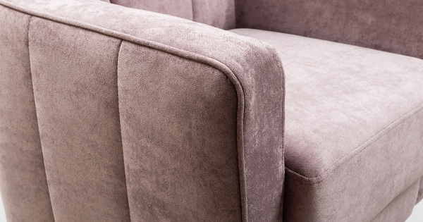 Кресло для отдыха Арно ТК 567 велюр Лаки 17 (пепел розы)