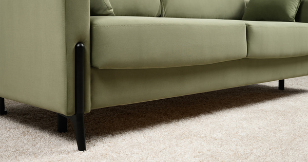 Диван-кровать прямой Барселона ТД 672 велюр Diagonal 694 оливковый