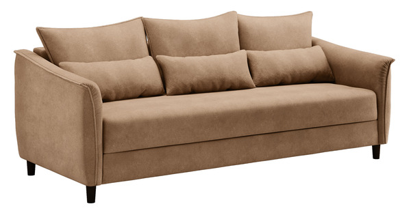 Диван-кровать прямой Берта ТД 772 велюр Mirage otter коричневый