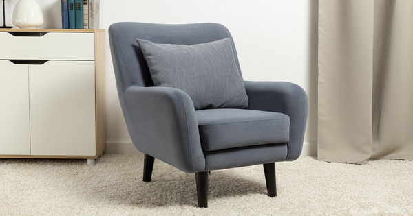 Кресло для отдыха Дакота ТК 584 велюр Vendetta 24 синий, Riga 1598 z1 col 20 серо-голубой