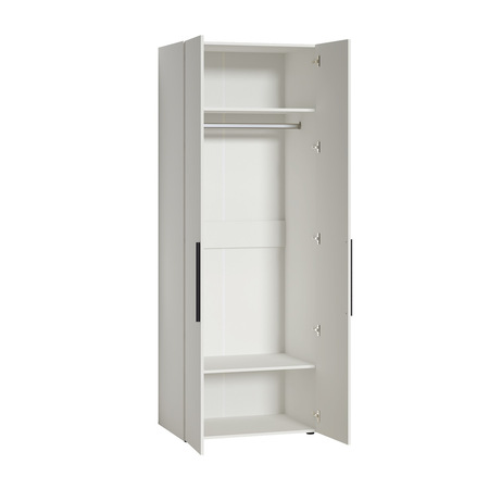 Прихожая Эйр композиция 2 белый PE шагрень, собирается на любую сторону