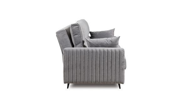 Диван-кровать прямой Изабель ТД 735 велюр Романс грей cерый