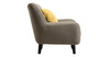 Кресло для отдыха Дакота ТК 583 велюр Vendetta 10 серо-коричневый, Riga 1598 z1 col 34 горчичный