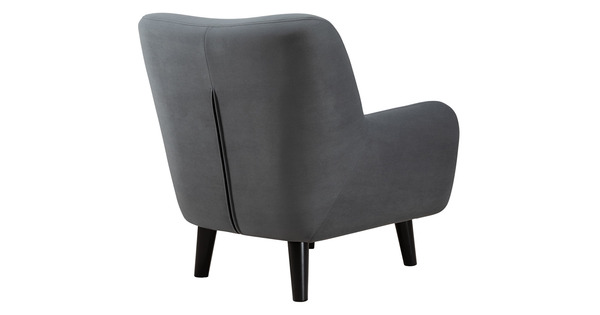 Кресло для отдыха Дакота ТК 586 велюр Vendetta 11 графитовый серый, Albus Zemin 1735 z1 col 2 белый