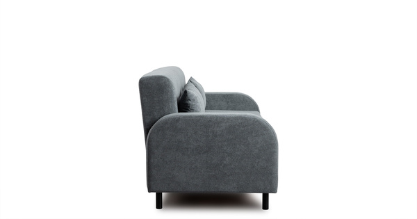 Диван-кровать прямой Киото ТД 783 велюр Epic 83 graphite темно-серый