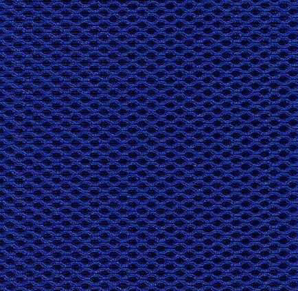 Кресло на колесах Ирис люкс обивка ткань-сетка TW сидушка синий, спинка синий, подлокотники пластик, крестовина пластик, механизм качания 